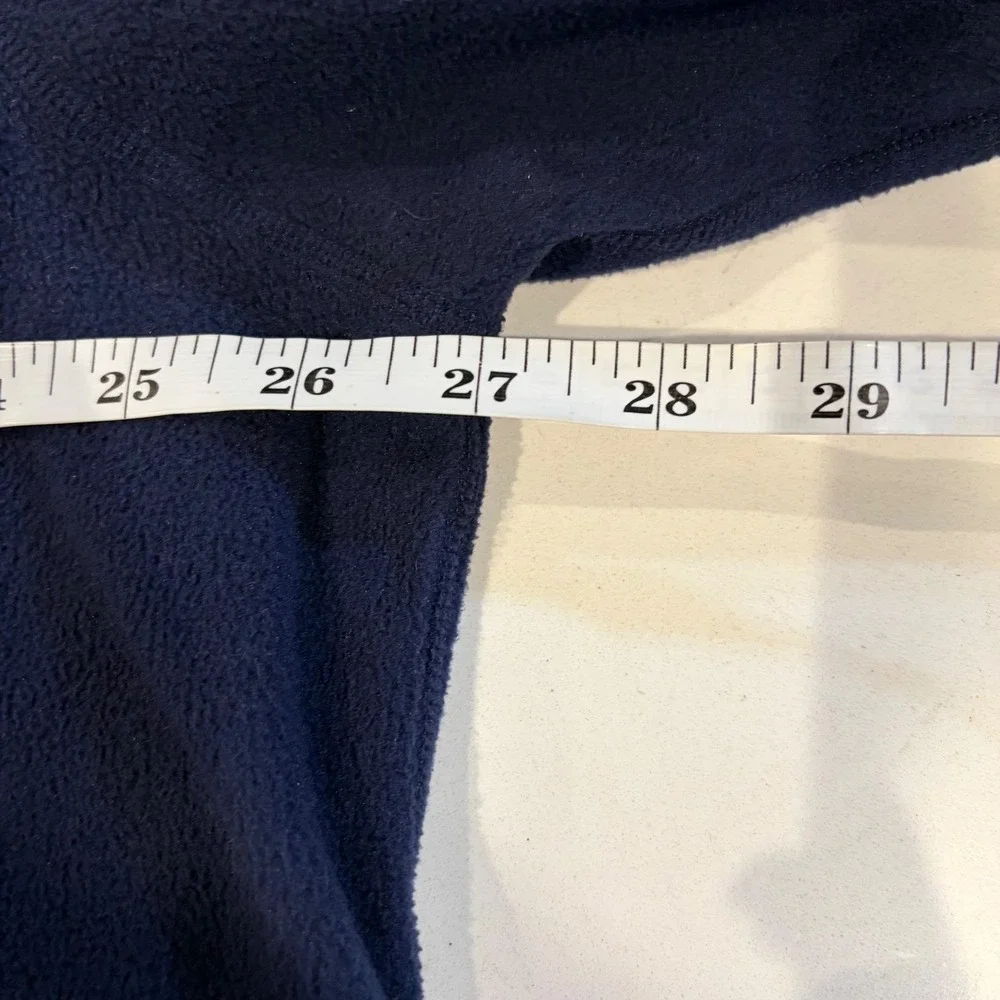 Polo Ralph Lauren Performance Mens XXL Navy Blue‎ Yellow 1/4 Zip Fleece Pullover